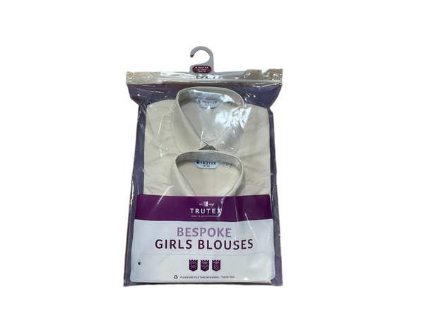 TRUTEX GIRLS LONG SLEEVEBLOUSE 2PK -KATIE COLLAR
