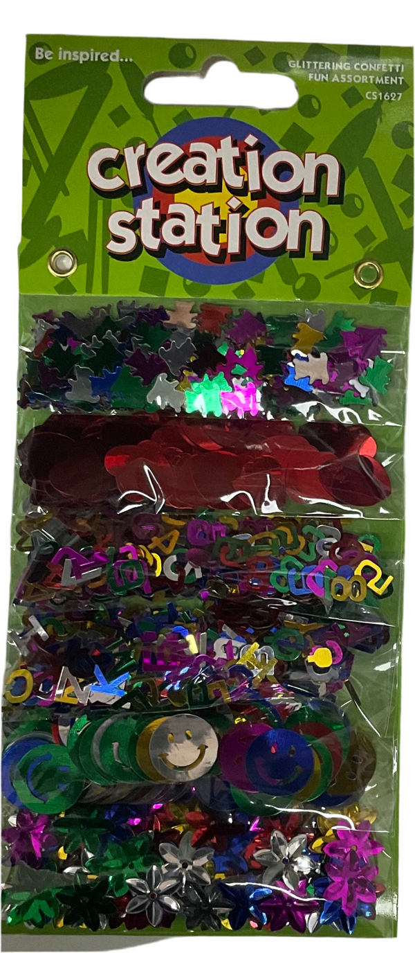 GLITTERING CONFETTI CREATION STATION