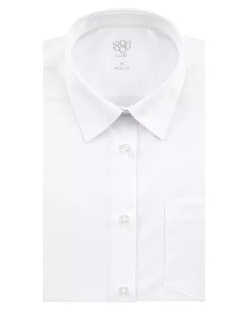 Short Sleeve Blouse - Regular Fit (2Pk) - 1880 Club - White