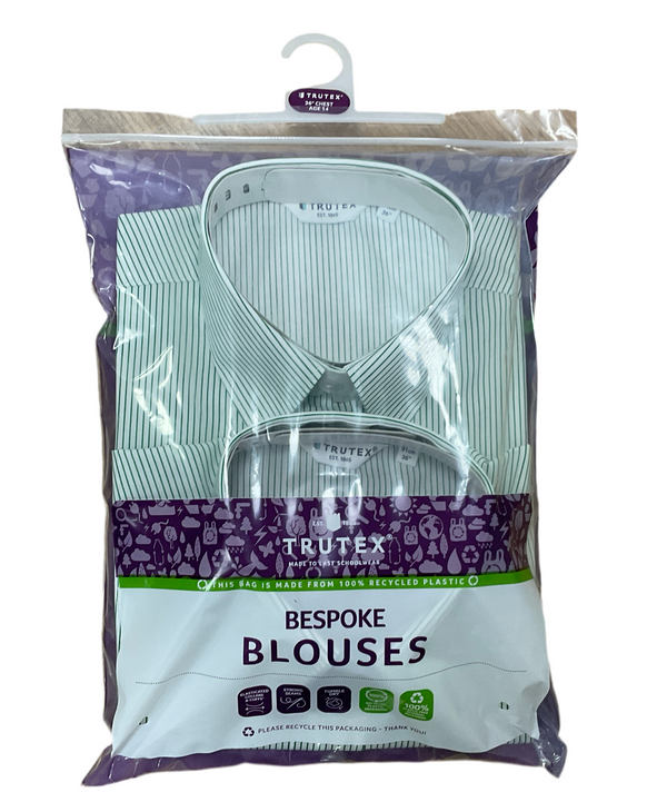 GREEN STRIPPED BLOUSE 2PK BLOOMFIELD COLLEGIATE