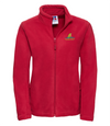 Full Zip Fleece (Female Fit) - Red-Groomsport PreSchool Staff