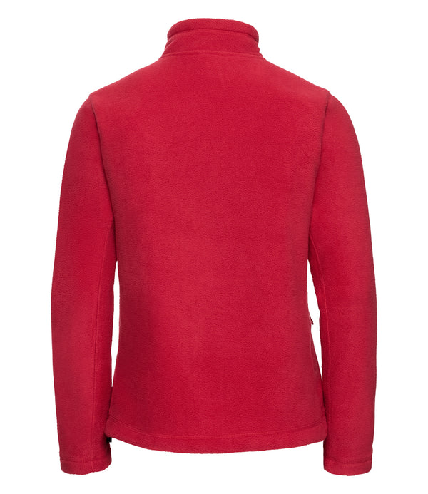 Full Zip Fleece (Female Fit) - Red-Groomsport PreSchool Staff