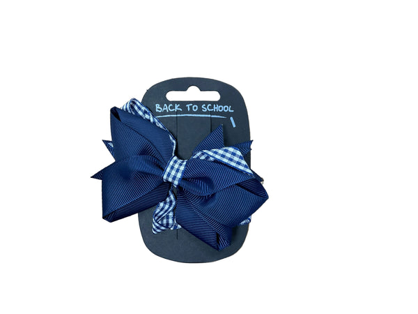 GINGHAM BOW
