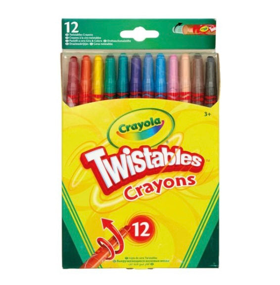 CRAYOLA 12 TWISTABLES CRAYONS