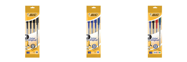 BIC 4 CRISTAL BALL PENS