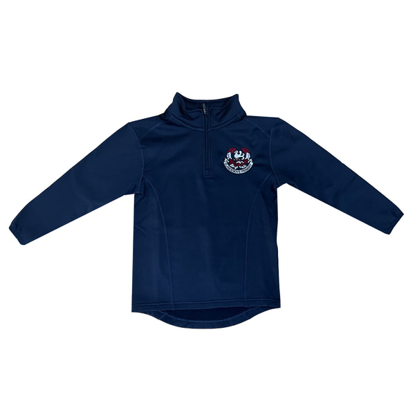 CLANDEBOYE P.S 1/4 ZIP P.E TOP