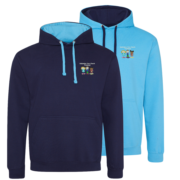 Contrast Hoodie - Ballyholme Preschool Staff
