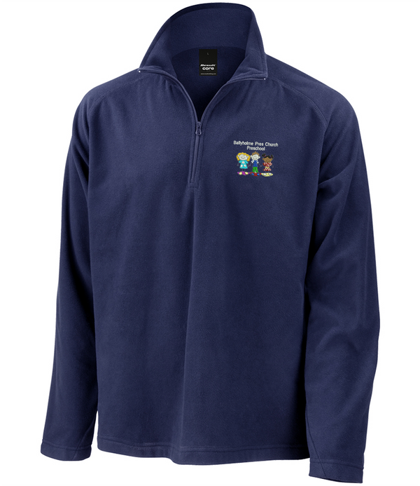 Lightweight Micro Fleece : 1/4 Zip Neck: Ballyholme Preschool Staff