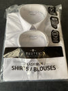 TRUTEX LONG SLEEVE WHITE SHIRTS 2PK