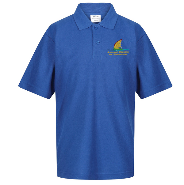 Polycotton Polo Shirt (Classic Fit)- Royal Groomsport Playgroup Staff