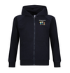 Premium Cotton-Rich Zipped Hoodie (Navy) - Ballyholme Pre-School Staff