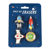 SET OF 4 SPACE AGE ERASERS