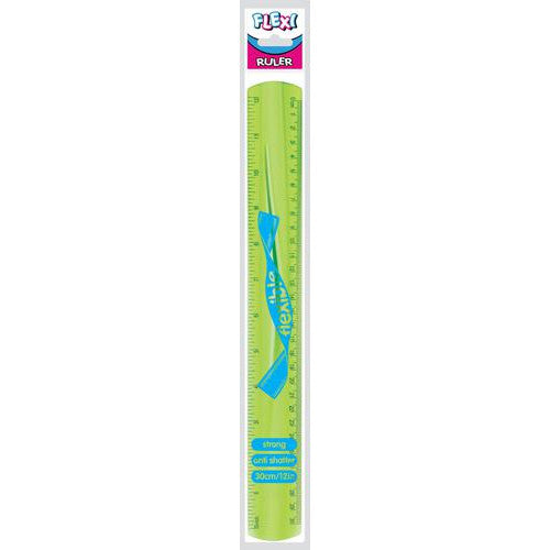 FLEXI RULER - 30CM ASSORTED COLOURS