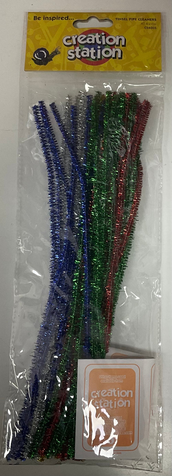 TINSEL PIPE CLEANERS CREATION STATION