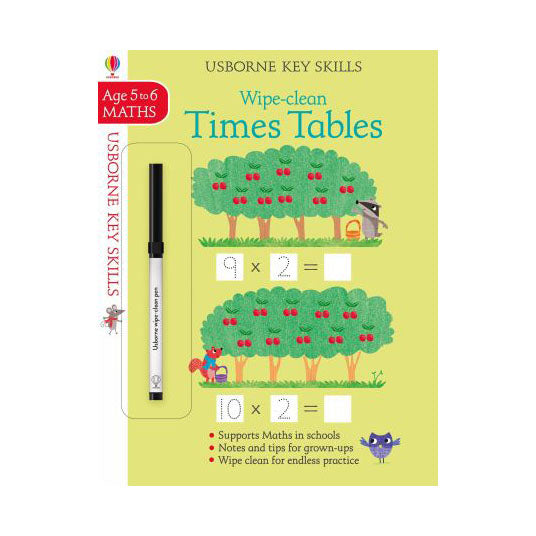 KEY SKILLS WIPE CLEAN: TIMES TABLE AGE 5-6