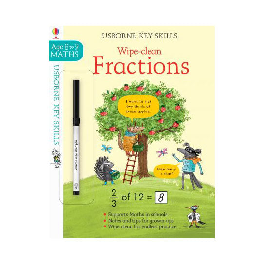 KEY SKILLS WIPE CLEAN:FRACTIONS AGE 8-9