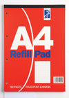 A4 REFILL PAD 160 PAGE - FEINT RULED