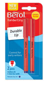 BEROL HANDWRITING PENS (2) - BLUE