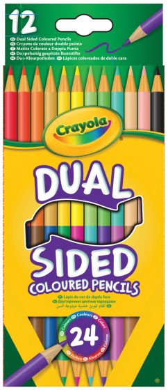 CRAYOLA DUAL SIDED PENCILS (12)
