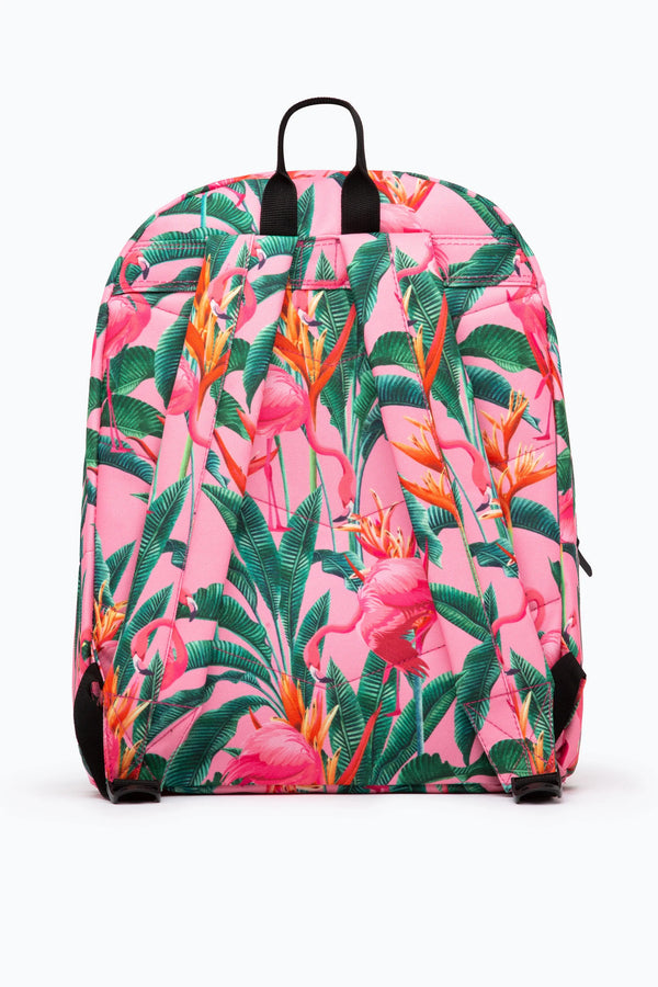 HYPE BACKPACK - FLAMINGO RAINFOREST PRINT