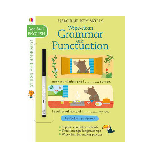 KEY SKILLS WIPE CLEAN: GRAMMAR & PUNCTION AGE 6-7