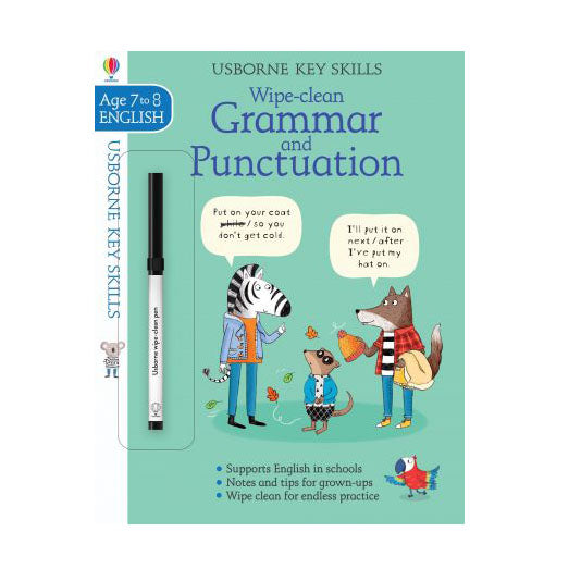 KEY SKILLS WIPE CLEAN: GRAMMAR & PUNCTUATION AGE 7-8