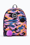 HYPE BACKPACK - PURPLE & ORANGE CAMO