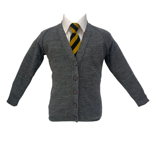PREMIUM KNITTED CARDIGAN - GREY