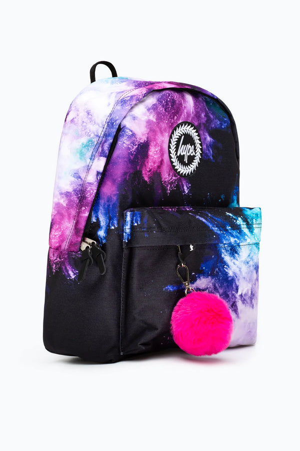 HYPE BACKPACK - PURPLE & TEAL CHALK DUST