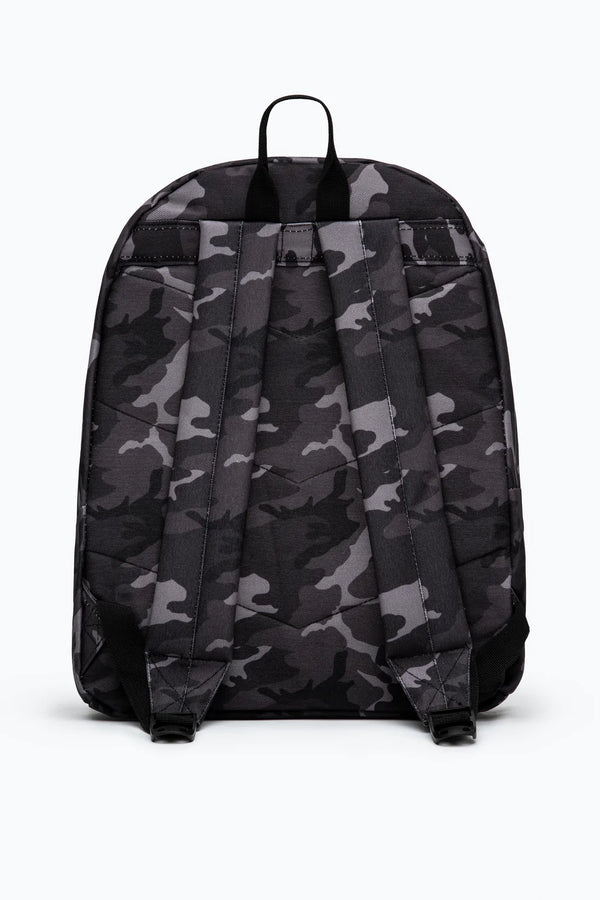 HYPE BACKPACK - BLACK & GREY CAMO