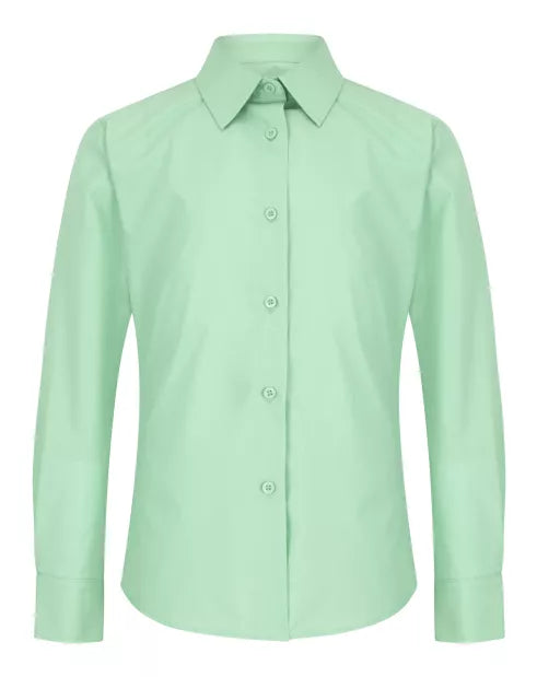 1880 GIRLS LONG SLEEVE BLOUSE - GREEN