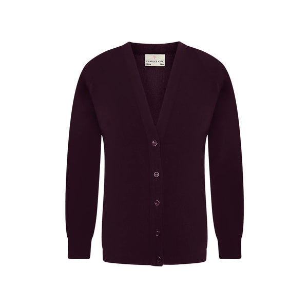 Premium Knitted Cardigan - Maroon