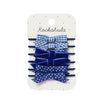 School Bow Pony Set-Blue