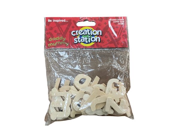 WOODEN LETTER (LOWER CASE) CREATION STATION