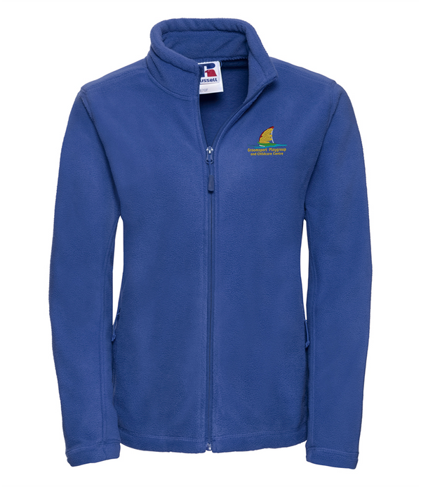 Full Zip Fleece (Female Fit) - Royal - Groomsport Playgroup Staff