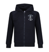Premium Cotton-Rich Zipped Hoodie (Navy) - Portavogie Staff