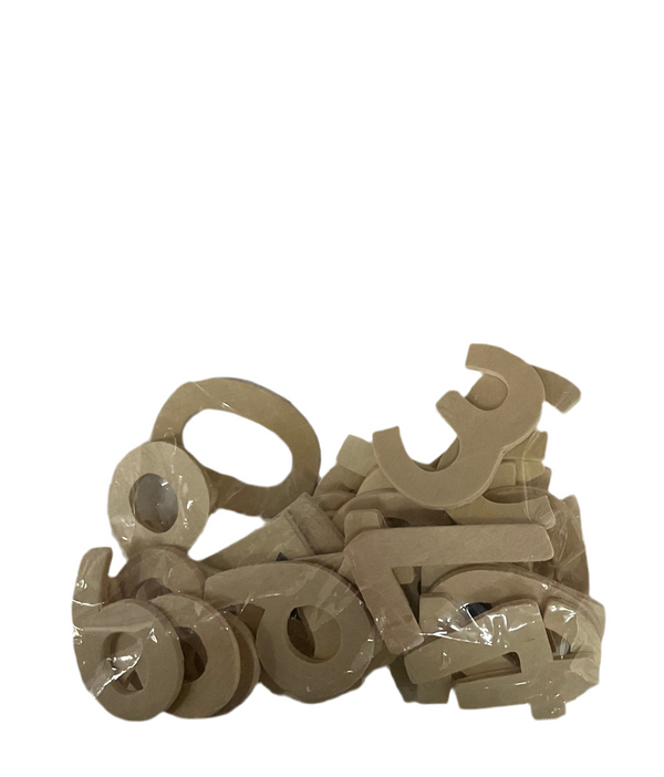 WOODEN NUMBERS AND SYMBOLS CREATION STATION