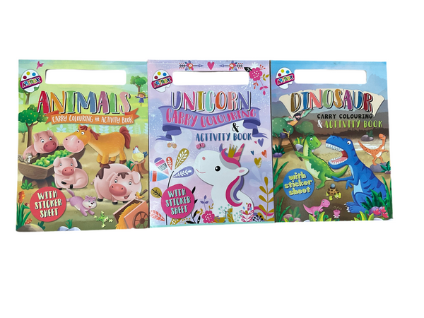 A4 CARRY COLOURING ACTIVITY PAD