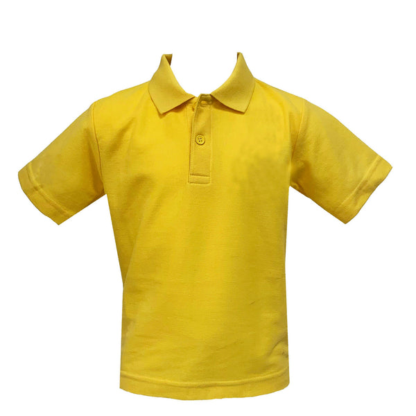 PLAIN POLO SHIRT - YELLOW