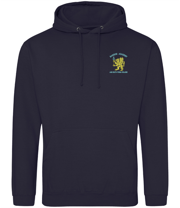 Classic Hoodie -Navy -Bangor Academy Staff