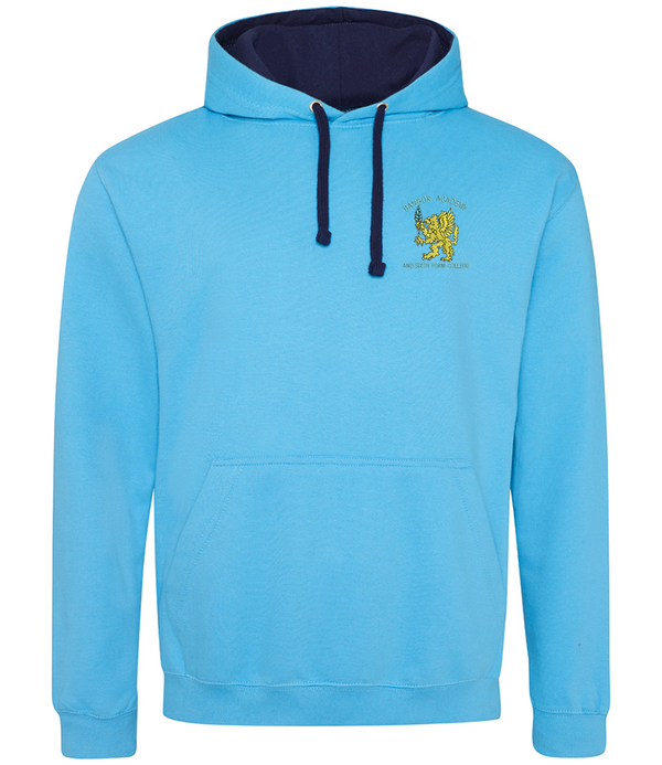Contrast Hoodie - Bangor Academy Staff