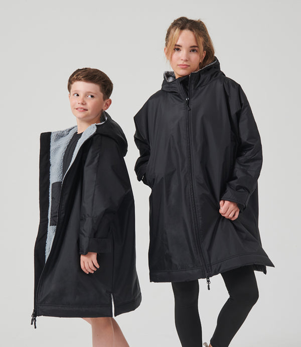 Kids All Weather Robe - Black