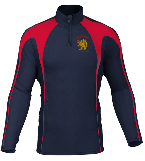 Bangor Academy 6th Form 1/4 Zip Midlayer