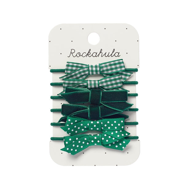 School Bow Pony Set-Green