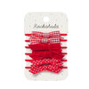 School Bow Pony Set-Red