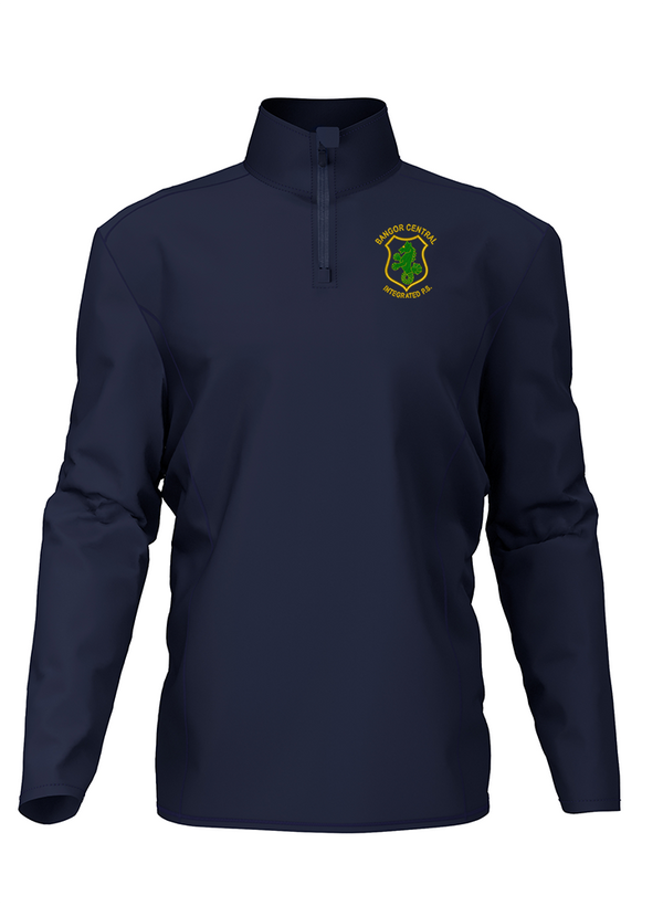 BANGOR CENTRAL P.S 1/4 ZIP P.E TOP