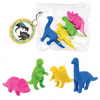 DINOSAUR ERASERS (SET OF 4)