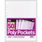 A4 POLY POCKETS (PACK OF 50)