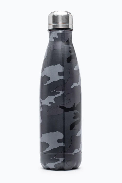 HYPE WATER BOTTLE - BLACK & GREY MONO