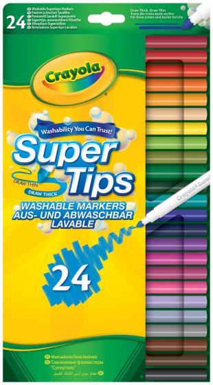 CRAYOLA SUPERTIPS MARKERS (24)